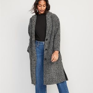 Old Navy Relaxed Textured Overcoat